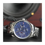 Tommy Hilfiger Shawn Multifunction Quartz Blue Dial Silver Steel Strap Watch for Men - 1791612 Buy Now By Tommy Hilfiger