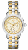 Tory Burch The Tory Chronograph White Dial Two Tone Steel Strap Watch for Women - TBW1052 Buy Now By Tory Burch