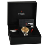 Tudor Style Automatic Gold Dial Two Tone Steel Strap Watch for Men - M12713-0001 Buy Now By Tudor