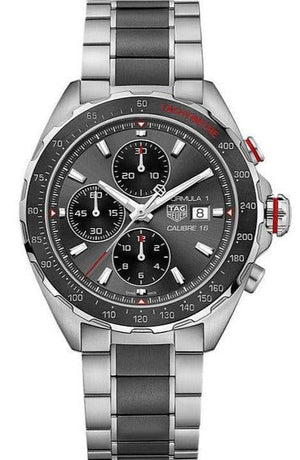 Tag Heuer Formula 1 Automatic Chronograph Grey Dial Two Tone Strap Watch for Men - CAZ2012.BA0970 Buy Now By Tag Heuer