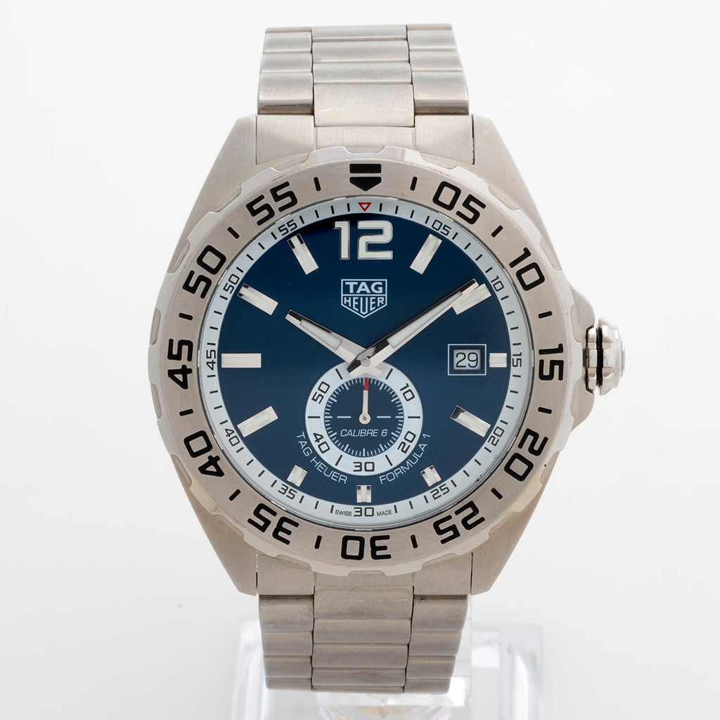 Tag Heuer Formula 1 Calibre 6 Automatic Blue Dial Silver Steel Strap Watch for Men - WAZ2014.BA0842 Buy Now By Tag Heuer