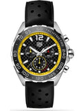 Tag Heuer Formula 1 Chronograph Black Dial Black Rubber Strap Watch for Men - CAZ101AC.FT8024 Buy Now By Tag Heuer