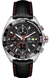 Tag Heuer Formula 1 Mario Kart Chronograph Black Dial Black Leather Strap Watch for Men - CAZ201E.FC6517 Buy Now By Tag Heuer