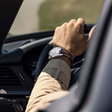 Tag Heuer Carrera Chronograph White Dial Brown Leather Strap Watch for Men - CBN2013.FC6483