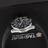 Tag Heuer Aquaracer Calibre 5 Automatic Black Dial Black Rubber Strap Watch for Men - WAY211A.FT6151 Buy Now By Tag Heuer