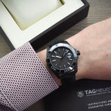 Tag Heuer Aquaracer 300 Swiss Limited Edition Black Dial Black Nylon Strap Watch for Men - WAY218B.FC6364 Buy Now By Tag Heuer