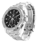Tag Heuer Aquaracer Chronograph Black Dial Silver Steel Strap Watch for Men - CAY1110.BA0927 Buy Now By Tag Heuer