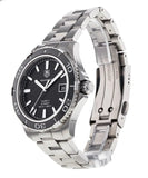 Tag Heuer Aquaracer Caliber 5 Automatic Black Dial Silver Steel Strap Watch for Men - WAK2110.BA0830 Buy Now By Tag Heuer