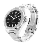 Tag Heuer Aquaracer Quartz Black Dial Silver Steel Strap Watch for Men - WAY1110.BA0928 Buy Now By Tag Heuer