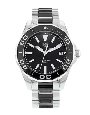 Tag Heuer Aquaracer Black Dial Watch for Men - WAY131A.BA0913 Buy Now By Tag Heuer