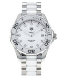 Tag Heuer Aquaracer Diamonds White Dial Two Tone Steel Strap Watch for Women - WAY131D.BA0914 Buy Now By Tag Heuer