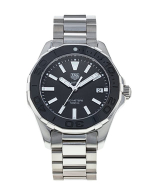 Tag Heuer Aquaracer Quartz Black Dial Silver Steel Strap Watch for Women - WAY131K.BA0748 Buy Now By Tag Heuer