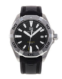 Tag Heuer Aquaracer Quartz Black Dial Black Rubber Strap Watch for Men - WBD1110.FT8021 Buy Now By Tag Heuer