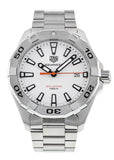 Tag Heuer Aquaracer Quartz White Dial Silver Steel Strap Watch for Men - WBD1111.BA0928 Buy Now By Tag Heuer