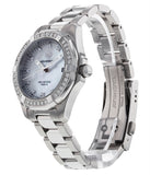 Tag Heuer Aquaracer Diamonds White Mother of Pearl Dial Silver Steel Strap Watch for Women - WBD1315.BA0740 Buy Now By Tag Heuer