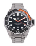 Tag Heuer Aquaracer Professional 1000 Superdiver Automatic Black Dial Silver Steel Strap Watch for Men - WBP5A8A.BF0619 Buy Now By Tag Heuer