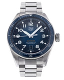 Tag Heuer Autavia Automatic Blue Dial Silver Steel Strap Watch for Men - WBE5116.EB0173 Buy Now By Tag Heuer
