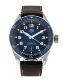 Tag Heuer Autavia Calibre 5 Automatic Blue Dial Brown Leather Strap Watch for Men - WBE5116.FC8266 Buy Now By Tag Heuer