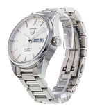 Tag Heuer Carrera Calibre 5 Automatic White Dial Silver Steel Strap Watch for Men - WAR201B.BA0723 Buy Now By Tag Heuer