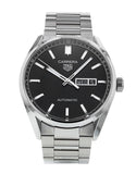 Tag Heuer Carrera Day Date Automatic Black Dial Silver Steel Strap Watch for Men - WBN2010.BA0640 Buy Now By Tag Heuer