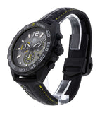 Tag Heuer Formula 1 Chronograph Senna Black Dial Black Leather Strap Watch for Men - CAZ101AJ.FC6487 Buy Now By Tag Heuer