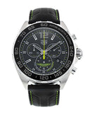 Tag Heuer Formula 1 Aston Martin Black Dial Black Leather Strap Watch for Men - CAZ101P.FC8245 Buy Now By Tag Heuer