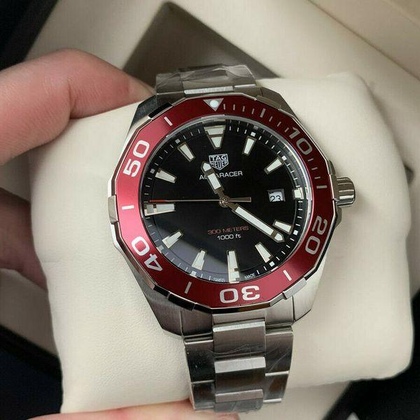 Tag Heuer Aquaracer Black Dial Silver Steel Strap Watch for Men - WAY101B.BA0746 Buy Now By Tag Heuer