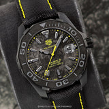 Tag Heuer Aquaracer Carbon Dial Watch for Men - WBD218B.FC6446