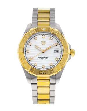 Tag Heuer Aquaracer Automatic Diamonds Silver Dial Two Tone Steel Strap Watch for Women - WBD2321.BB0320 Buy Now By Tag Heuer
