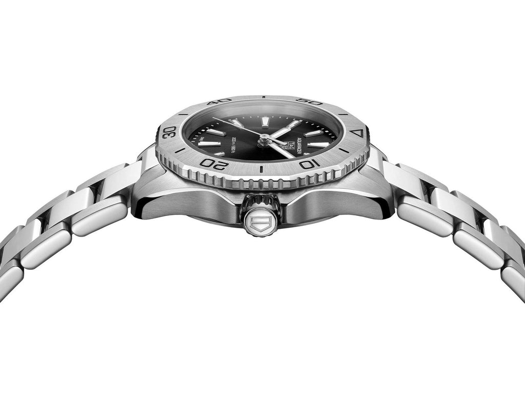 Tag Heuer Aquaracer Professional 200 Quartz Black Dial Silver Steel Strap Watch for Women - WBP1410.BA0622 Buy Now By Tag Heuer