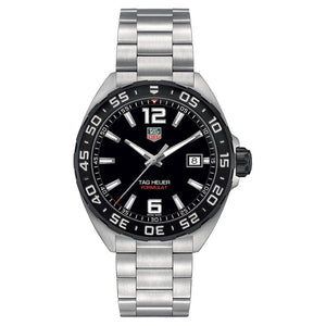 Tag Heuer Formula 1 Quartz Black Dial Silver Steel Strap Watch for Men - WAZ1110.BA0875 Buy Now By Tag Heuer