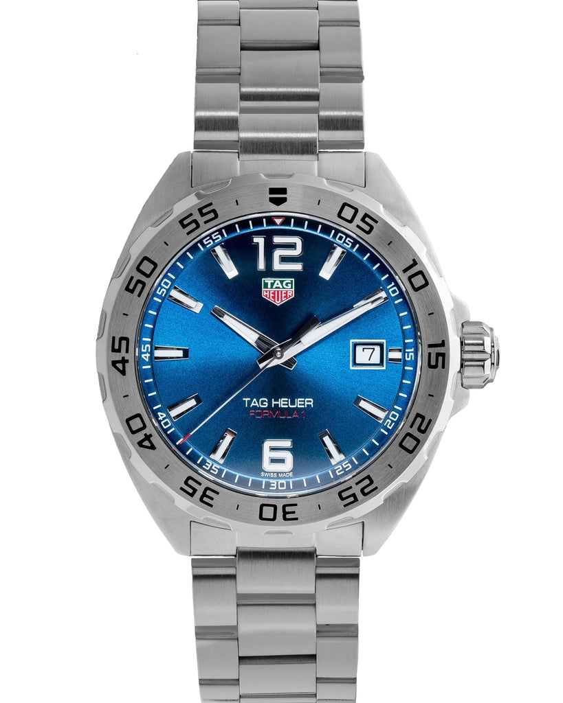 Tag Heuer Formula 1 Blue Dial Silver Steel Strap Watch for Men - WAZ1118.BA0875 Buy Now By Tag Heuer