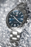 Tag Heuer Formula 1 Stainless Steel 41mm Blue Dial Silver Steel Strap Watch for Men - WAZ1118.BA0875