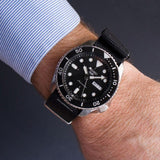 Seiko 5 Sports SKX Automatic Black Dial Black NATO Strap Watch For Men - SRPD55K3 Buy Now By Seiko