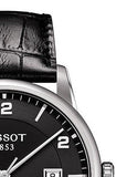 Tissot Luxury Powermatic 80 Black Dial Black Leather Strap Watch For Men - T086.407.16.057.00 Buy Now By Tissot