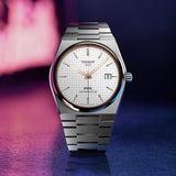 Tissot PRX Powermatic 80 White Dial Silver Steel Strap Watch for Men - T137.207.11.111.00 Buy Now By Tissot