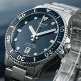 Tissot Seastar 1000 Black Dial Silver Steel Strap Watch For Men - T120.410.11.051.00