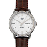 Tissot Automatics III Steel White Dial Brown Leather Strap Watch For Men - T065.430.16.031.00 Buy Now By Tissot