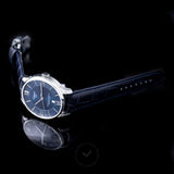 Tissot Chemin Des Tourelles Powermatic 80 Blue Dial Blue Leather Strap Watch for Men - T099.407.16.048.00 Buy Now By Tissot