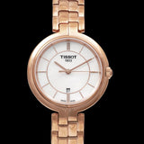 Tissot T Lady Flamingo Mother of Pearl Dial Rose Gold Steel Strap Watch For Women - T094.210.33.111.01 Buy Now By Tissot