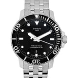 Tissot Seastar 1000 Powermatic 80 Black Dial Silver Steel Strap Watch For Men - T120.407.11.051.00 Buy Now By Tissot