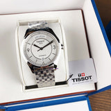 Tissot T Classic T One Automatic Silver Dial Silver Steel Strap Watch For Men - T038.430.11.037.00 Buy Now By Tissot