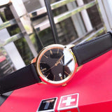 Tissot T Classic Dream Black Dial Black Leather Strap Watch for Men - T033.410.36.051.01 Buy Now By Tissot