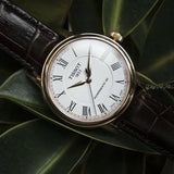 Tissot T Classic Carson Powermatic 80 White Dial Brown Leather Strap Watch for Men - T085.407.36.013.00 Buy Now By Tissot