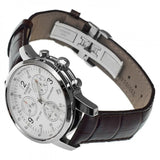 Tissot T Race PRC 200 Chronograph White Dial Brown Leather Strap Watch for Men - T17.1.516.32 Buy Now By Tissot