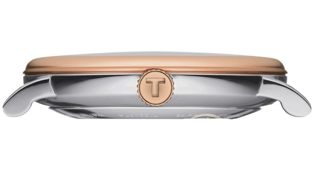 Tissot Carson Premium Powermatic 80 White Dial Two Tone Steel Strap Watch For Men - T122.407.22.031.01 Buy Now By Tissot