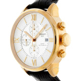 Tissot Des Tourelles Chronograph Silver Dial Brown Leather Strap Watch For Men - T099.427.36.038.00 Buy Now By Tissot