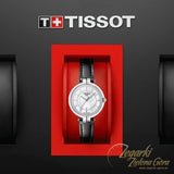 Tissot T Lady Flamingo White Dial White Leather Strap Watch For Women - T094.210.16.011.00 Buy Now By Tissot