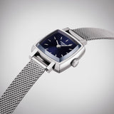 Tissot Lovely Square Blue Dial Silver Mesh Bracelet Watch For Women - T058.109.11.041.00 Buy Now By Tissot