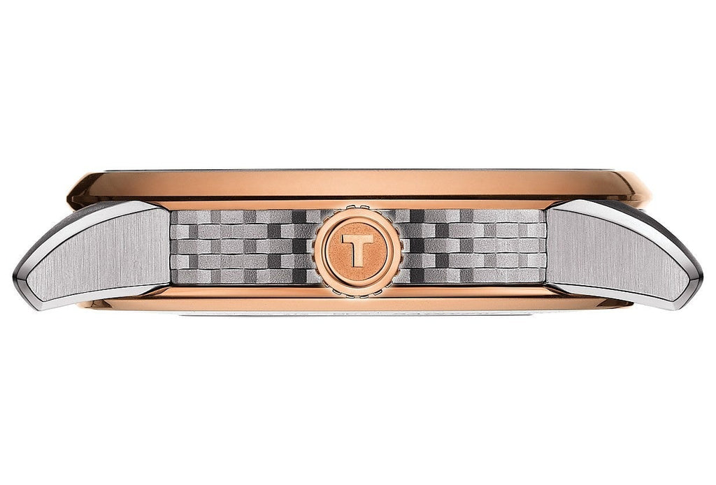 Tissot T Classic Luxury Powermatic 80 Black Dial Silver Steel Strap Watch For Men - T086.407.22.067.00 Buy Now By Tissot